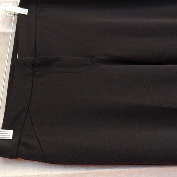 Ellen Tracy Black Wide Leg Casual Stretch Pants - Picture 5 of 15